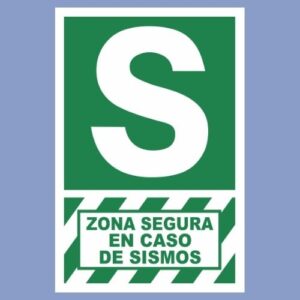 Cartel de obra - uso obligatorio de lentes de protección - hps seguridad