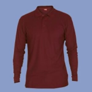 Polo camisero rojo manga larga - hps seguridad