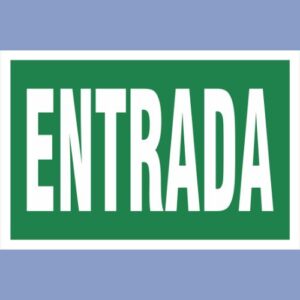 Señalética de indeci - entrada horizontal - hps seguridad
