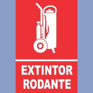 Señalética de indeci - extintor rodante - hps seguridad