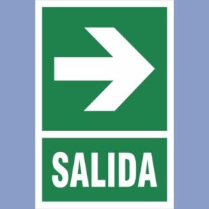 Señalética de indeci - detector de humo - hps seguridad