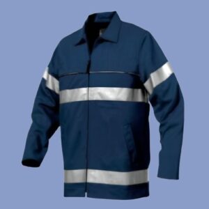 Casaca azul drill algodón - hps seguridad