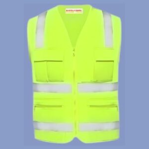 Chaleco drill fosforescente con cinta H - hps seguridad