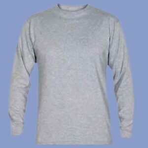 Polo algodón blanco manga larga - hps seguridad