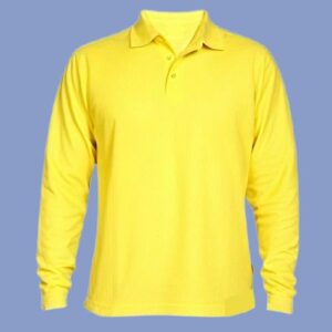 Polo camisero amarillo manga larga 30.1- hps seguridad