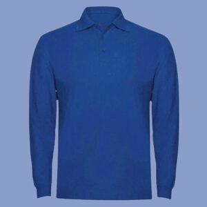 Polo camisero azulino manga larga 30.1- hps seguridad