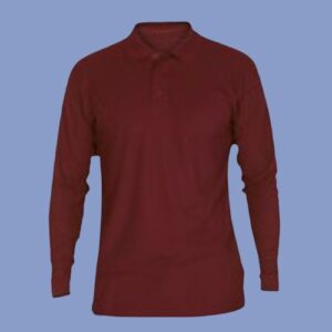 Polo camisero guinda manga larga 20.1- hps seguridad