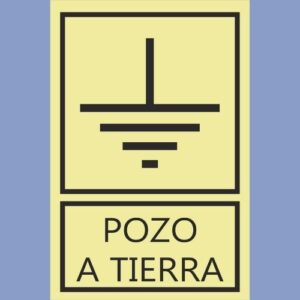 Señalética de indeci - pozo a tierra - hps seguridad