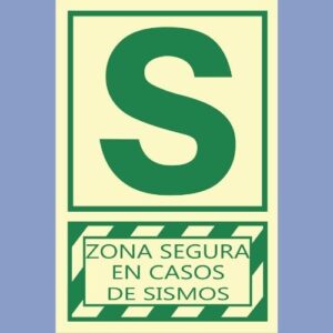 Señalética de indeci - zona segura - hps seguridad