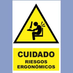 Señalética de indeci - Cuidado Riesgos Ergonómicos - hps seguridad