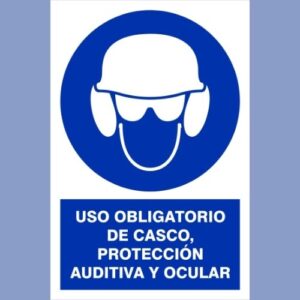 Señalética de indeci - Uso de casco - hps seguridad