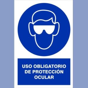 Señalética de indeci - Uso Protección Ocular - hps seguridad