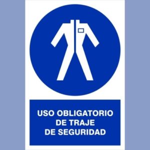Señalética de indeci - Uso de Traje de Seguridad - hps seguridad