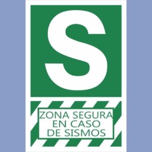 Señalética de indeci - zona segura - hps seguridad