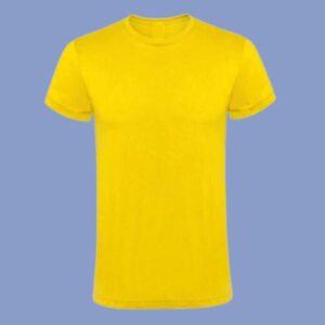 Polo algodón amarillo manga corta 30.1 - hps seguridad