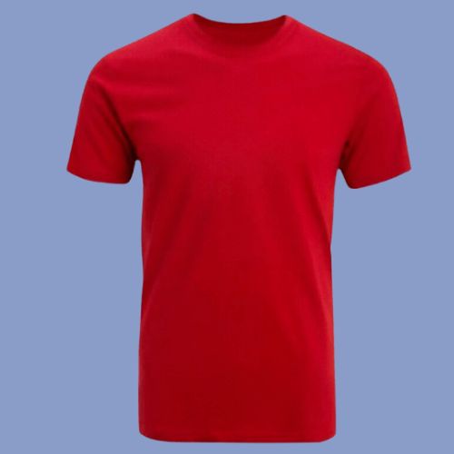 Polo algodón rojo manga corta 30.1 - hps seguridad