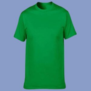 Polo algodón verde manga corta 30.1 - hps seguridad