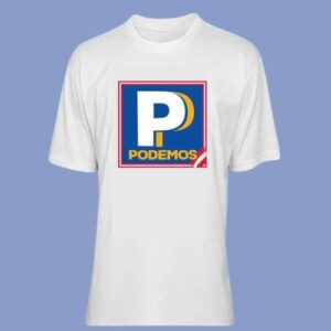 Polo publicitario partido podemos Perú - hps seguridad
