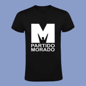 Polo publicitario partido morado - hps seguridad