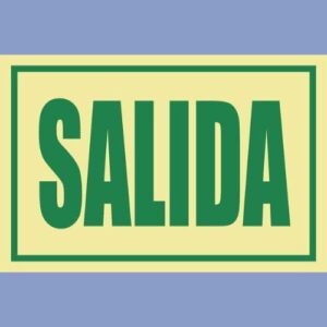 Señalética-fotoluminiscente salida - hps